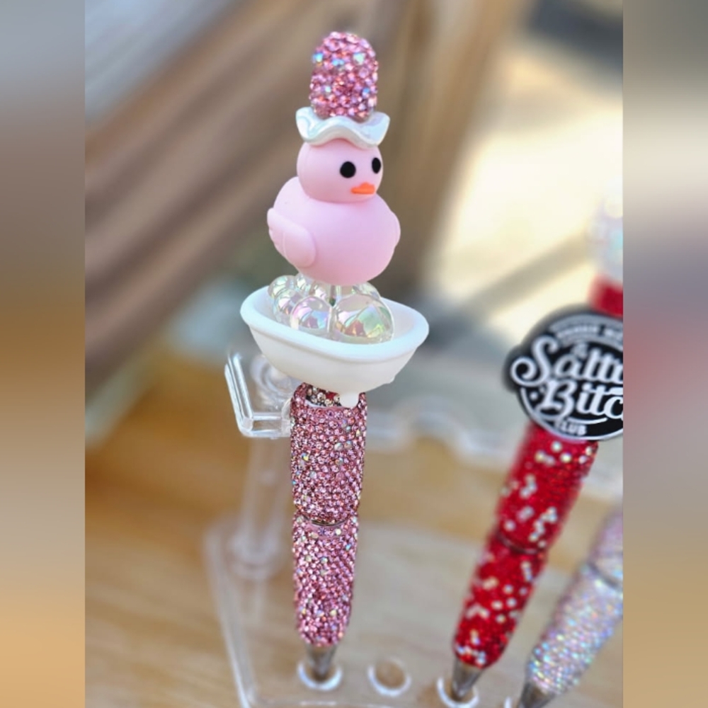 SASSY BEADED PENS YOUR CHOICE with REFILL (1) - Picture 2 of 2